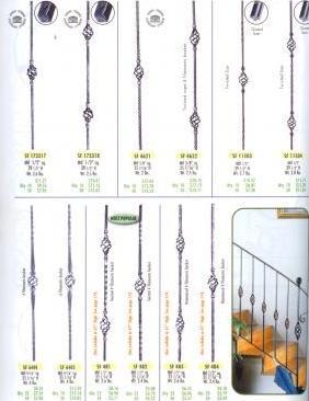 wrought iron basket balusters and balustrades