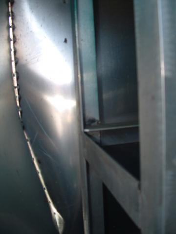 Stainless steel welding repair and fabrication - restaurant kitchen repair weld before