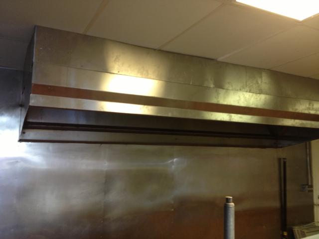 Stainless steel welding repair and fabrication - restaurant kitchen vent hood and stainless wall covering repair