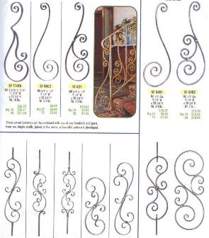Your wrought iron fence or railing should be more than the sum of it's parts.  We can help you choose design elements that are consistent with each other.  Whether you prefer contempory or traditional, simple or elaborate, we're here to help.